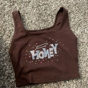Brown tank top